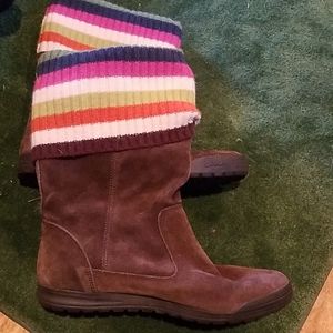 Coach brown suade boots